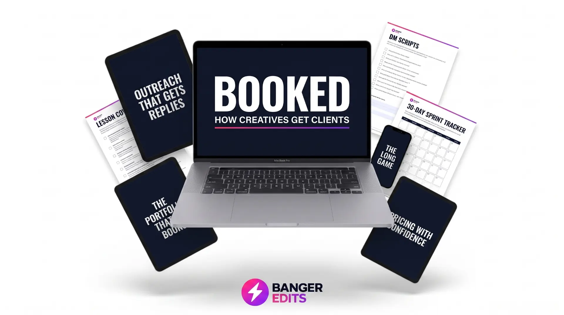 BOOKED: How Creatives Get Clients masterclass cover